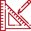 Ein Icon, das ein Budget- und Planungs-Symbol darstellt, oft verwendet zur Darstellung von Kostenplanung und Budgetkontrolle.